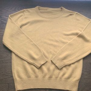mens shein brown sweater